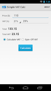 Simple VAT Calculator