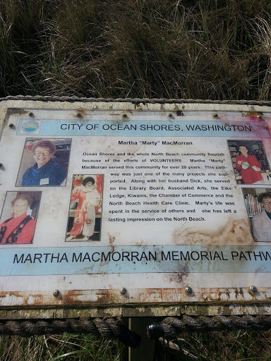 Martha Macmorran Memorial Pathway