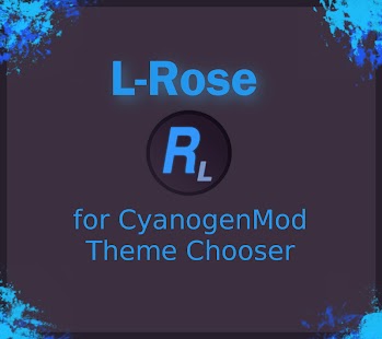 How to install L-Rose Blue Edition CM12 Theme patch 1.0.3 apk for bluestacks