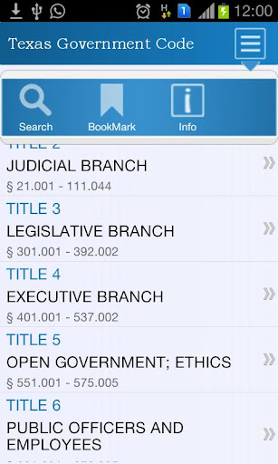 【免費書籍App】TX Government Code-APP點子