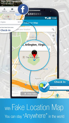 Fake Location Map
