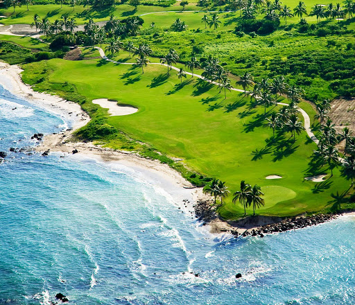 Golf-Punta-Mita-Bahia-Nayarit-Mexico - The scenic Punta Mita Bahia Golf Course near Puerto Vallarta, Mexico.