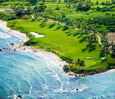 The scenic Punta Mita Bahia Golf Course near Puerto Vallarta, Mexico.