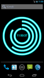 Neon Clock Live Pro Wallpaper poster 15