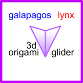 New Origami Glider Galapagos