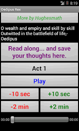 Oedipus the King audio, text poster 3