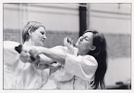 Les in jiu-jitsu tijdens cursus zelfverdediging