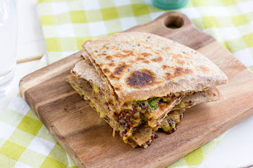 Broccoli Quinoa Quesadillas