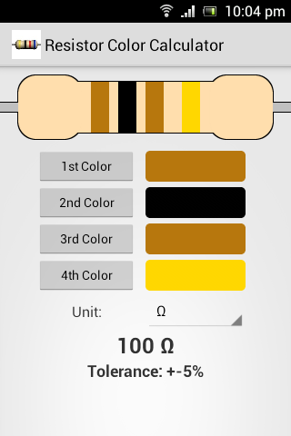 Resistor Color Calculator