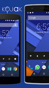 How to install CM12 Blue Kojak Theme lastet apk for bluestacks