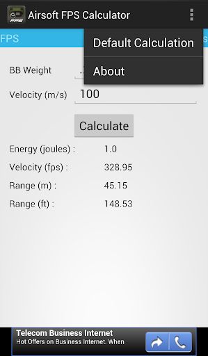 【免費工具App】Airsoft FPS Calculator-APP點子