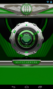 Lastest Clock Widget Green Diamond APK