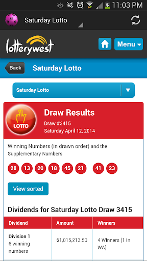 saturday lotto dividends