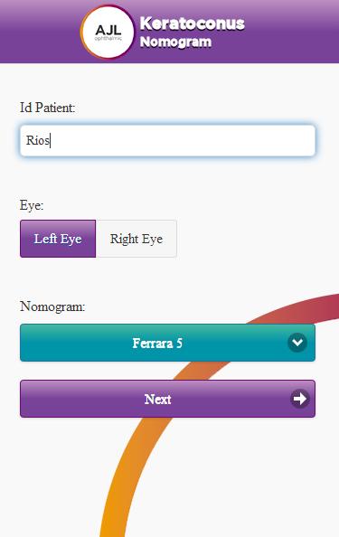 Android application Nomogram screenshort