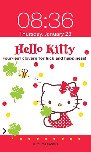Hello Kitty Lucky Screen Lock