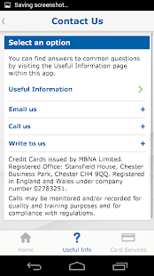 MBNA Screenshots 3