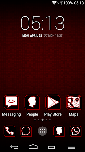 Free Download Falconeth Red Icon Pack APK