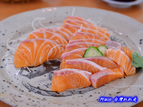 不二家和風餐坊~超便宜平價的鮭魚生魚片套餐