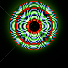 Trippy Circles by Shobhit Tiwari - Abstract Light Painting