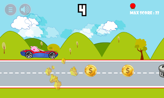 Captura de pantalla de Peppo Pig Car Driving APK #6