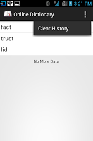 Captura de pantalla de Online Dictionary APK #4