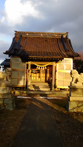 中野地区の神明社　拝殿