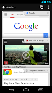Navigateur Google Chrome - screenshot thumbnail