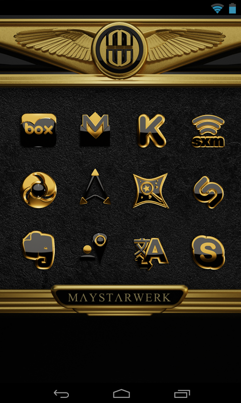 Next Launcher Theme Ark Screen 2