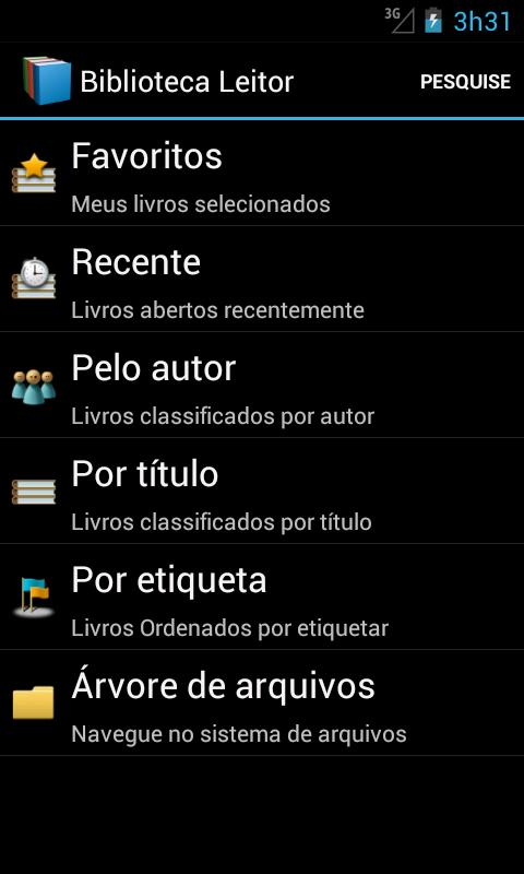   Livros grátis em português: captura de tela 