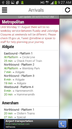 【免費交通運輸App】London Underground Tube (TFL)-APP點子