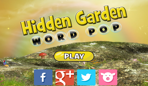 Hidden Garden Word Pop
