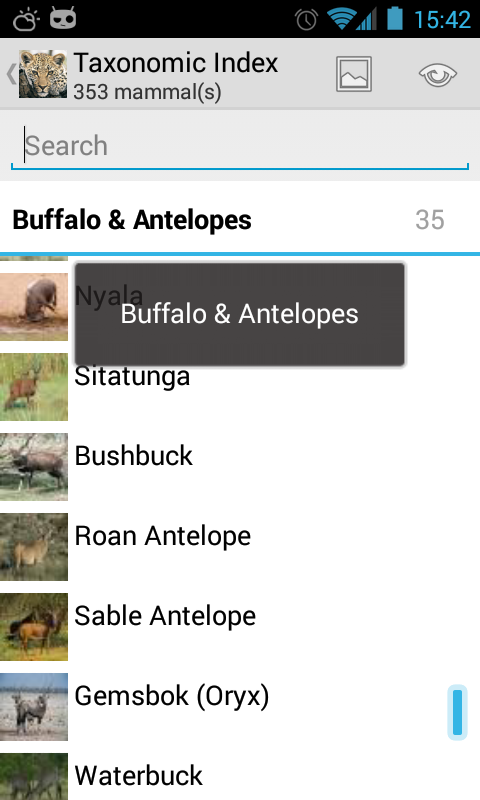 Mammals of Southern Africa Screen 2