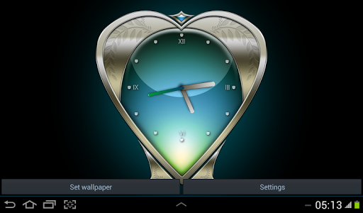 【免費個人化App】Heart Clock Live Wallpaper-APP點子