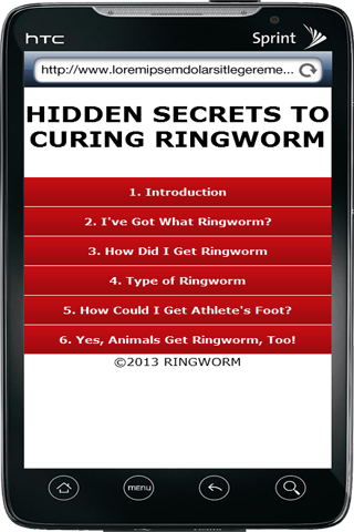 【免費書籍App】Secrets of Curing Ringworm-APP點子