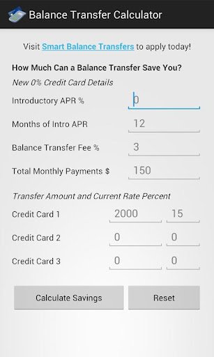 Balance Transfer Calculator