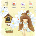 CUKI Themes Girl in flower