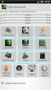 Screenshot Tegra Overclock v1.7.2