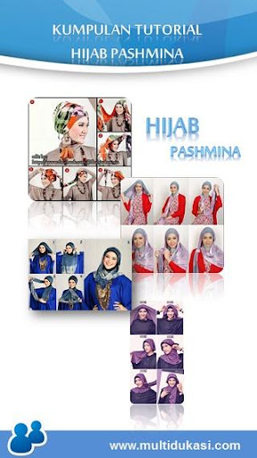 Tutorial Hijab Pashmina