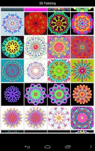 Magia pintura Kaleidoscope - tela de miniaturas