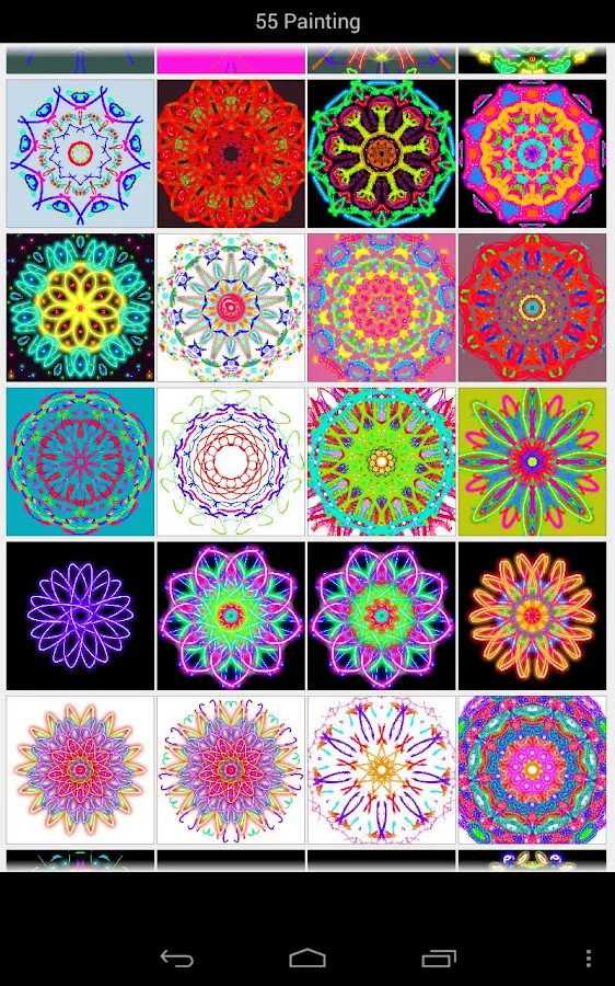 Magia Kaleidoscope Pintura - Screenshot