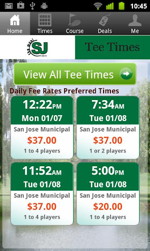 San Jose Municipal Tee Times