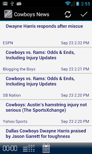 Cowboys Live - news scores