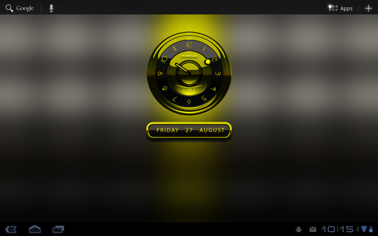 Widget Kapur Hitam Jam Analog Apl Android Di Google Play