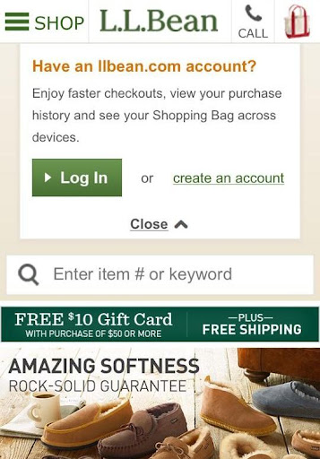 免費下載購物APP|LL Bean app開箱文|APP開箱王