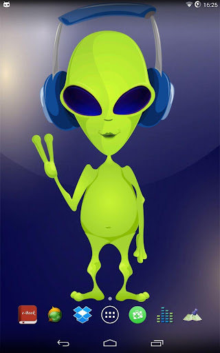 Dancing alien