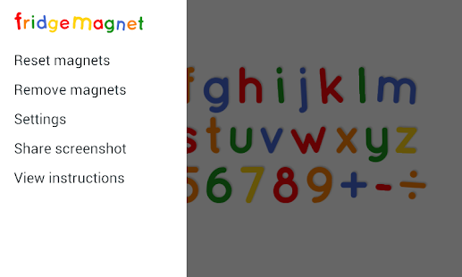Download Fridge Magnet Letters+Numbers APK