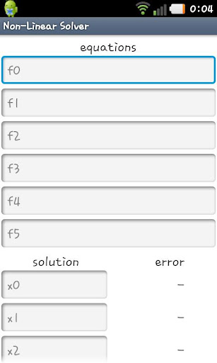 【免費生產應用App】Non-Linear Equations Solver-APP點子