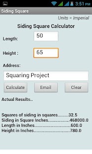 Free Download Siding Square Calculator APK