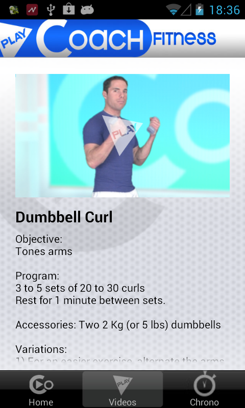 PlayCoach Full Fitness Trainer Screen 3