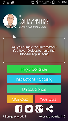 Quiz Master’s '00s Music Quiz